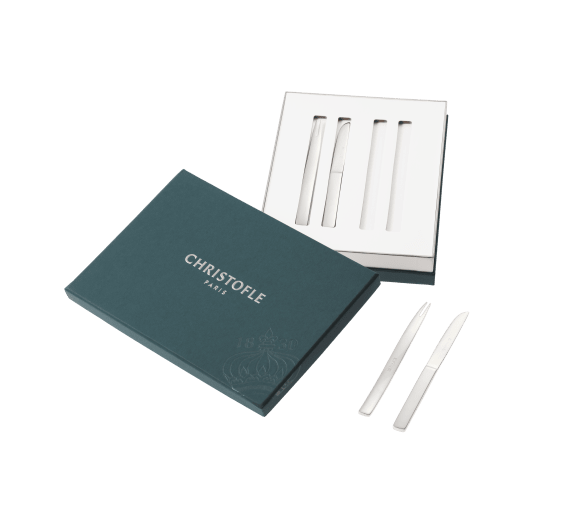 フォーク＆ナイフぺアセット スウィートネス シルバーコーティング